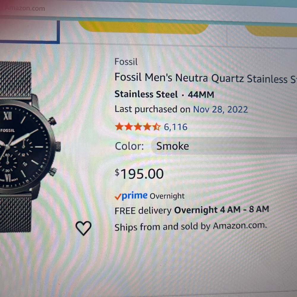 Mens fossil watch